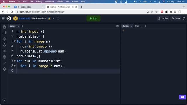 Python Program to Print Sum of Non-Primes in the Given N Numbers | CCBP Grand Assignment-2 Question смотреть онлайн