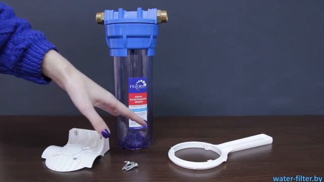 Обзор магистрального фильтра Гейзер 1П прозрачный корпус смотреть онлайн