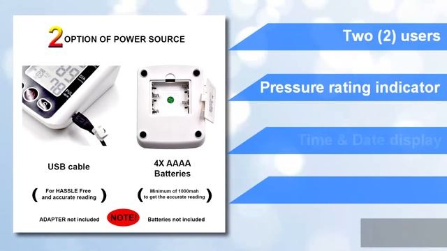 Automatic Blood Pressure Monitor – Fully Automatic ARM Style