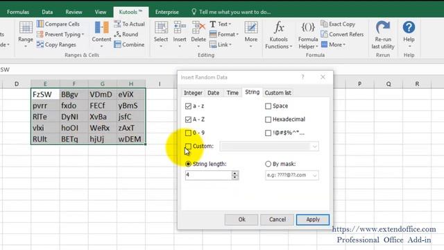 How To Generate Random Character Strings In A Range In Excel? смотреть онлайн
