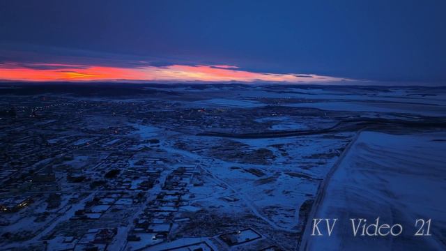 Ночной Ужур. Тест нового коптера. смотреть онлайн