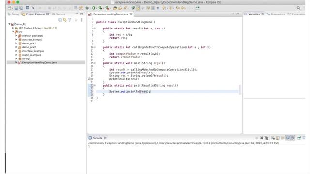 how to handle exception in java | Learn Exception Handling смотреть онлайн