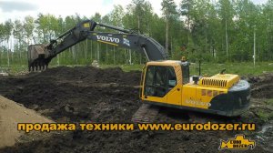 экскаватор на болотине / болотник с траками 900 мм Volvo болотоход