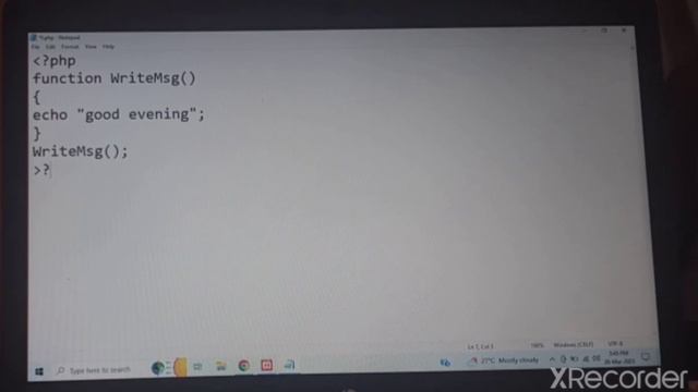 Function Program Without Parameters in php in Telugu/without Parameters program/@lasyatech смотреть онлайн