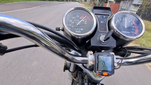 Максимальная скорость 50сс мопеда Yingang OGAR 202 FI - 57км\ч