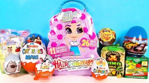 СЮРПРИЗ MIX! Hairdorables Hair Art, Treasure X Dino Gold, Мимимишки, ТАЧКИ Unboxing Kinder Surprise