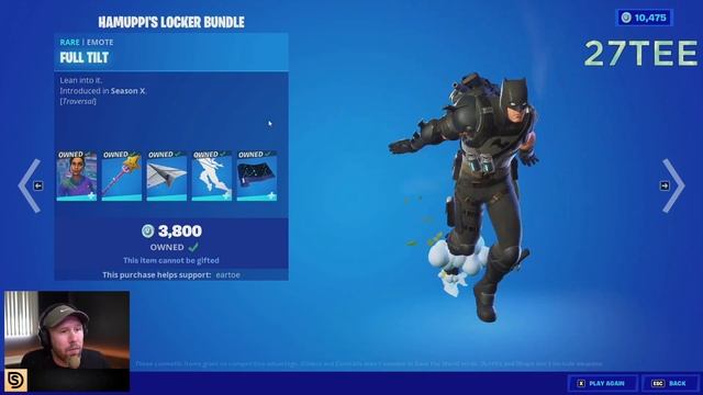Streamers React To New Hamuppi Locker Bundle In Fortnite Item Shop смотреть онлайн