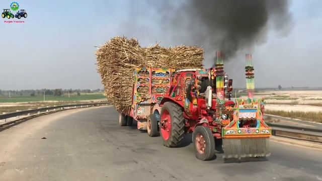 Belarus 510 | Heavy loaded Trolley Power Test in High Gear | Punjab Tractors смотреть онлайн