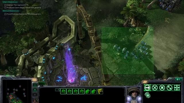 Welcome to the Jungle - Hard w Achievements Pt1 - StarCraft 2: Wings of Liberty смотреть онлайн