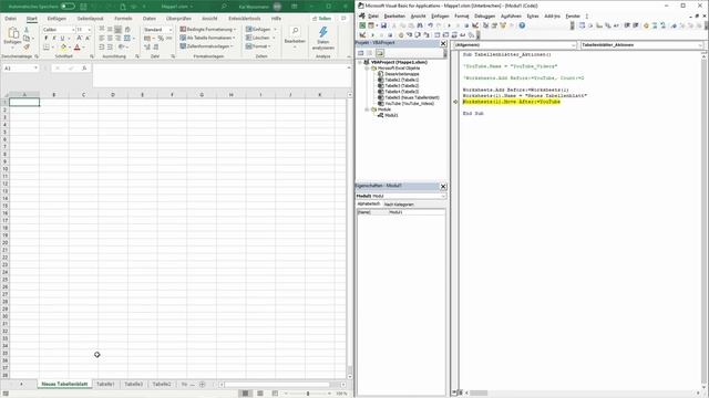 Alles über Tabellenblätter | Excel VBA смотреть онлайн