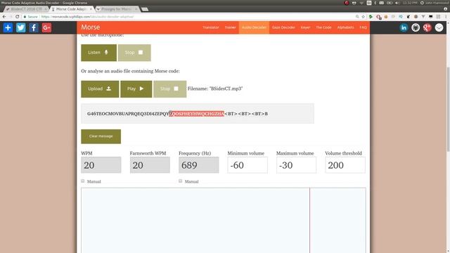 MORSE CODE Steganography (2/2) BsidesCT CTF 2018 смотреть онлайн