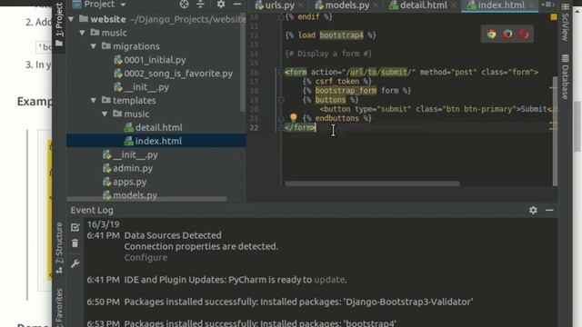 Pycharm Django Bootstrap Auto Suggestions Enable смотреть онлайн