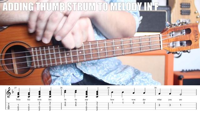 #ChordMelodyChallenge - Day 1 - How to play the Melody & Chords at the Same Time - Ukulele Tutorial смотреть онлайн
