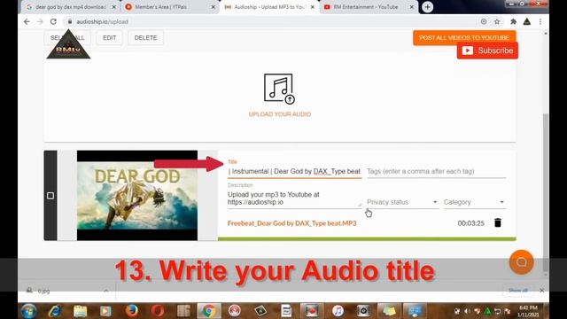 How to upload Audio on Youtube | Upload Mp3 to YouTube смотреть онлайн