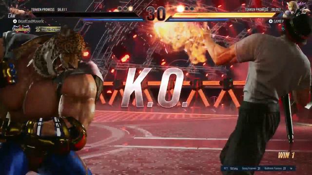 Tekken 8 | LAW vs KING ONLINE MATCH| COMBO GAMEPLAY WALKTHROUGH | Bandai Namco Entertainment Inc | смотреть онлайн