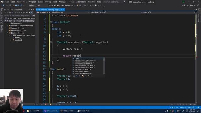 [C++ Tutorial #20] Operator Overloading - GameDev Prep Course смотреть онлайн