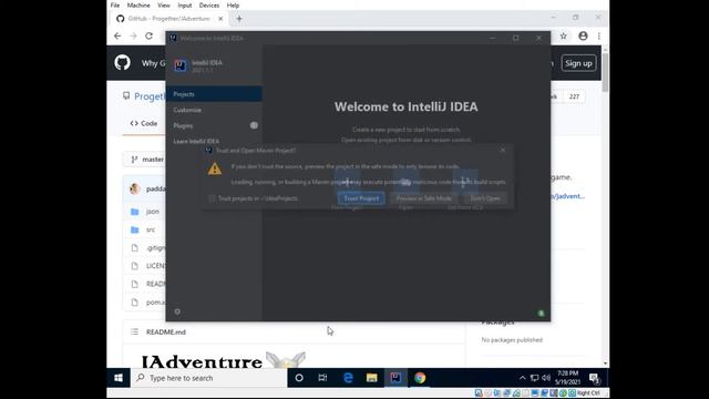 How to clone from GitHub with IntelliJ смотреть онлайн