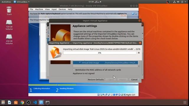 Installing Virtualbox on Ubuntu Linux thrugh terminal and [install Windows7 and KALI] on Virtualbox смотреть онлайн