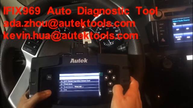 AUTEK IFIX969 Diagnose 2015 Toyota Prado смотреть онлайн