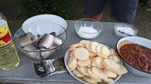Судак по казацки в казане на костре - Мужская кухня - Рыба в казане - Готовим дома