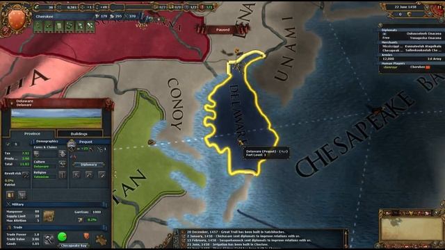 Cherokee No Trail Of Tears 3 - Achievement in Conquest Of Paradise Europa Universalis 4 смотреть онлайн