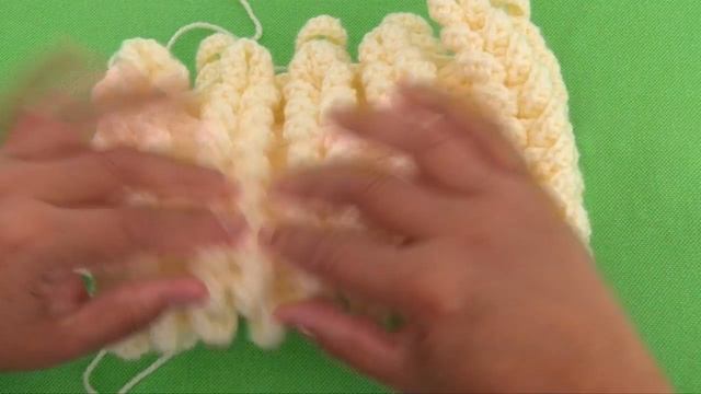 Gorro A Crochet Punto Trenzas Mágicas 3D Tejido Paso A Paso Tallermanualperu