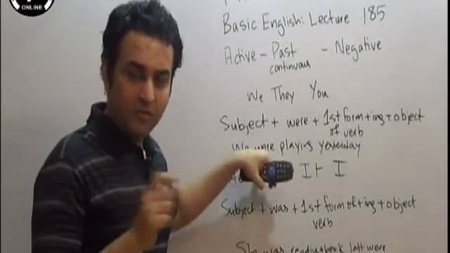 English Tenses Active voice in Urdu and Hindi- Past Continuous Negative смотреть онлайн