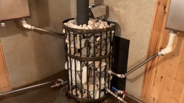 Как нагреть воду в бане? Убойный тест теплообменников для бани. Печь Услада смотреть онлайн