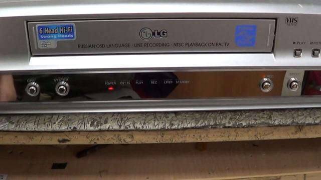 #LG L-274.#Видеомагнитофон LG L274.#Обзор.#Видеомагнитофон LG L274 6HD HiFi Stereo. смотреть онлайн