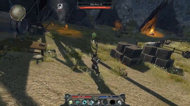 Divinity 2 walkthrough (Nightmare) 17 - Broken Valley: Bandit Camp raid, Temple of Doom смотреть онлайн