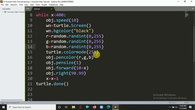 3D Spiral Graphics Using Python Turtle l KNOWLEDGE DOCTOR l Mishu Dhar смотреть онлайн