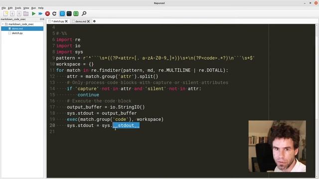 PythonLiveLessons #1: Completing a code sketch смотреть онлайн