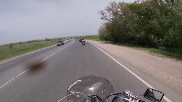 Заправка на Вольском тракте. Собираемся выезжать в Базарный Карабулак