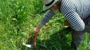 Коса-мини раскладная (садово-огородный инструмент).