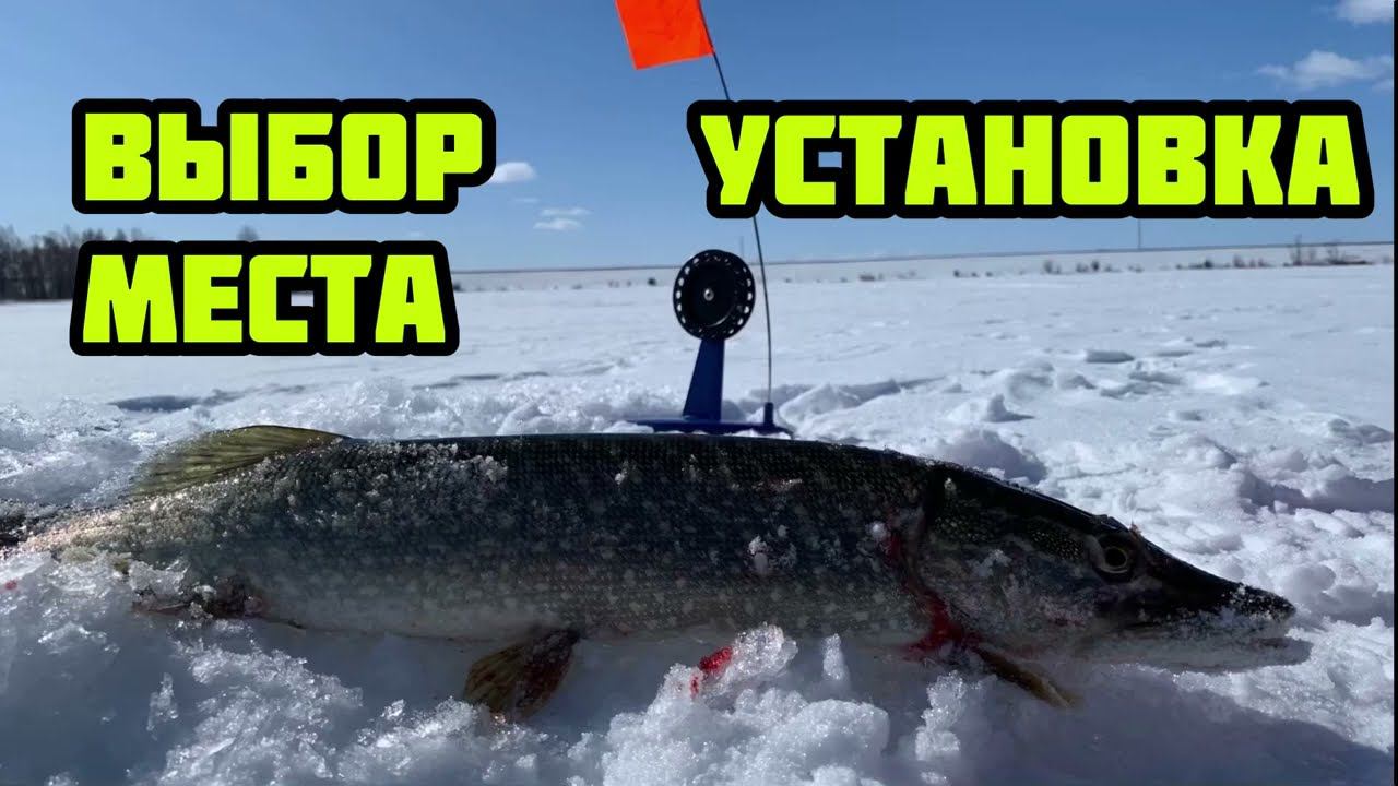Ловля щуки на жерлицы зимой. Выбор места, установка. смотреть онлайн