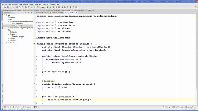 Android Tutorial for Beginners - Bound Services смотреть онлайн