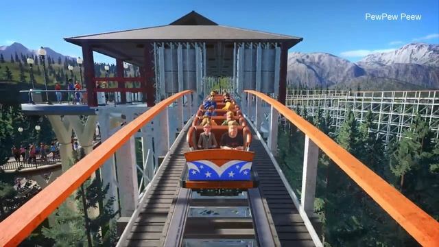 Planet Coaster: Extreme Wood Roller Coaster смотреть онлайн