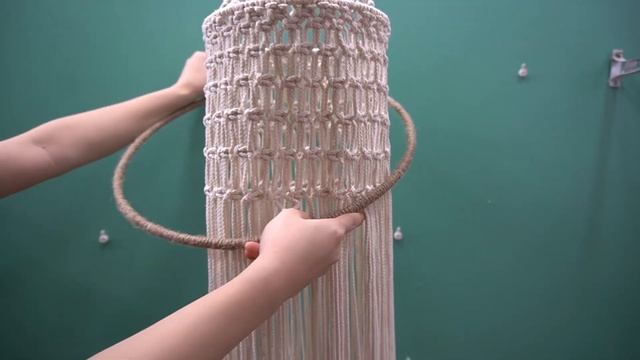DIY Large Macrame Lantern | Boho lampshade DIY | Step by step Tutorial | Him macrame смотреть онлайн
