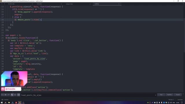 AJAX подгрузка постов и фильтров на Wordpress (WP) смотреть онлайн