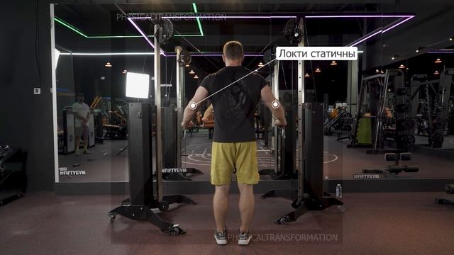 Перекрестные разгибания в узком кроссовере (Narrow Crossover Cable cross-extension) смотреть онлайн