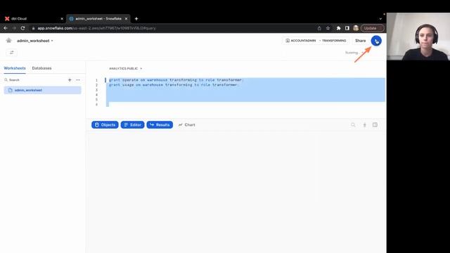 Configure Snowflake for dbt Cloud смотреть онлайн
