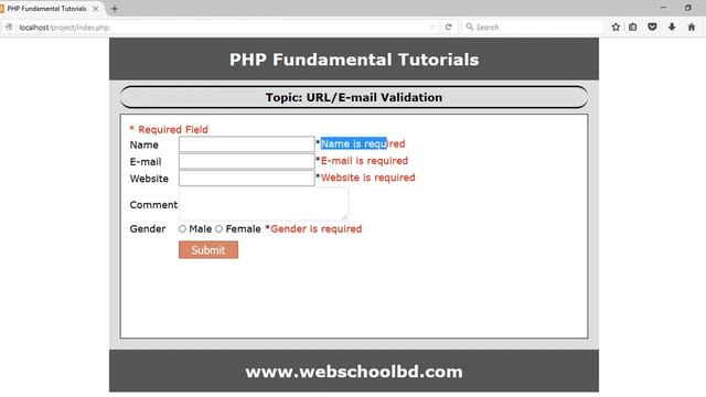 PHP Fundamental Tutorial-29(Email Validation) смотреть онлайн