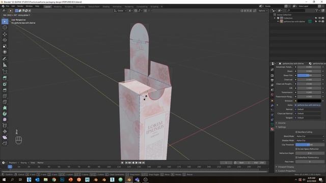 How to Make a Packaging Mockup from Your Dieline in Blender смотреть онлайн