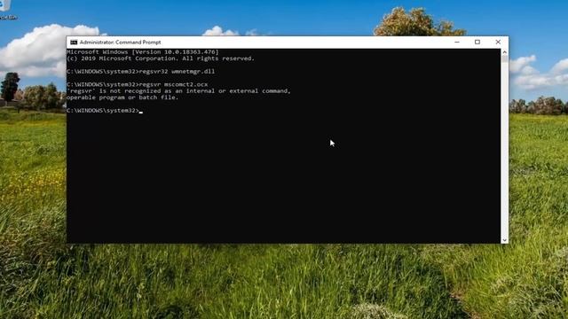 Error Code 0x8002801c While Calling to Dllregisterserver on Windows 10/8/7 FIX [Tutorial] смотреть онлайн