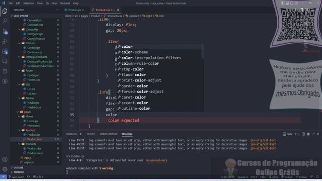 Cursos De Programação - Aprenda criar uma loja online em react strapi stripe passo a passo смотреть онлайн