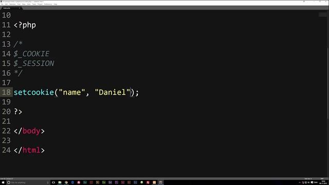 Cookies and sessions in PHP смотреть онлайн