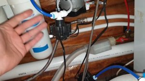 Обратный осмос. Подключение фильтра с насосом.