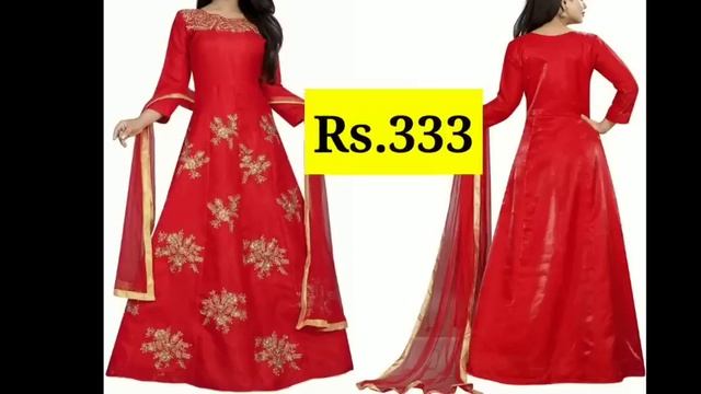 Buy party wear gown ₹100 // Stylish gown in cheap price // Latest 2022 party gown смотреть онлайн