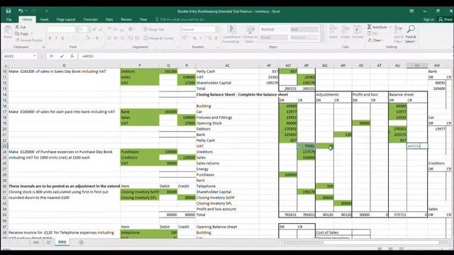 Accounting For Inventory or Stock AAT Level 3 Advanced Bookkeeping Chapter 4 смотреть онлайн