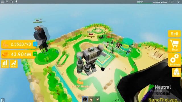 НУБ против ПРО против ЧИТЕРА против БОГА в Симулятор качка Роблокс Lifting Simulator Roblox смотреть онлайн